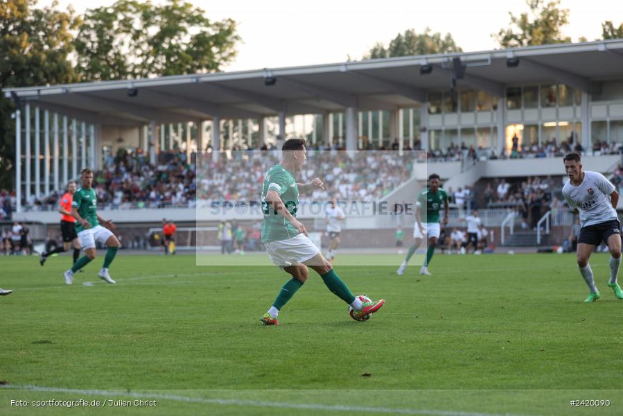 Willy-Sachs-Stadion, Schweinfurt, 19.07.2024, sport, action, Fussball, BFV, Regionalliga Bayern, 1. Spieltag, TSV, FCS, TSV Aubstadt, 1. FC Schweinfurt 1905 - Bild-ID: 2420090