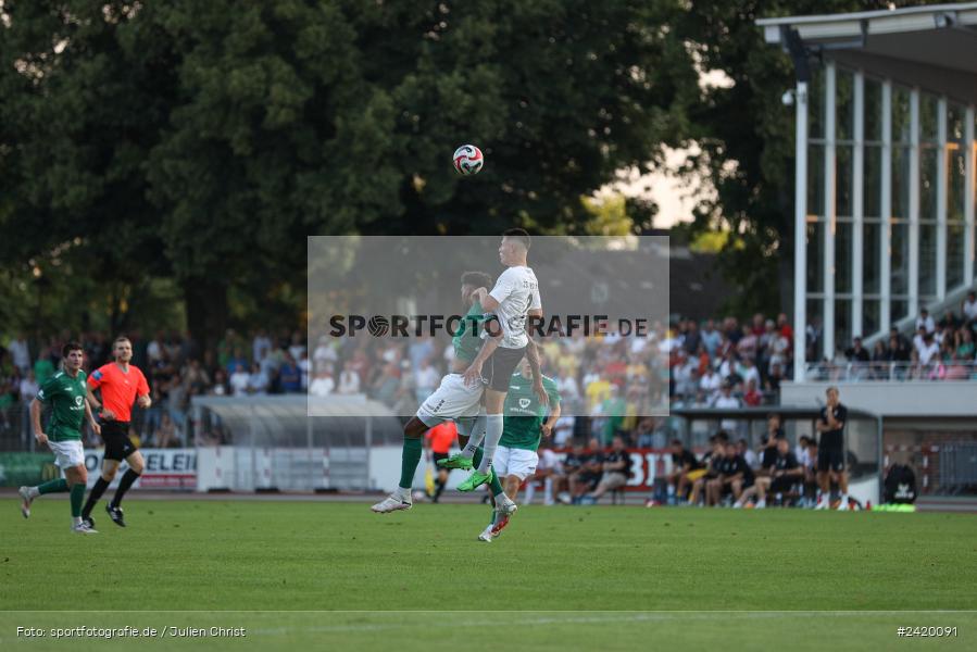 Willy-Sachs-Stadion, Schweinfurt, 19.07.2024, sport, action, Fussball, BFV, Regionalliga Bayern, 1. Spieltag, TSV, FCS, TSV Aubstadt, 1. FC Schweinfurt 1905 - Bild-ID: 2420091 Willy-Sachs-Stadion, Schweinfurt, 19.07.2024, sport, action, Fussball, BFV, Regionalliga Bayern, 1. Spieltag, TSV, FCS, TSV Aubstadt, 1. FC Schweinfurt 1905 - Bild-ID: 2420091