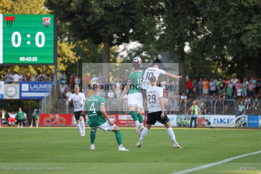 Willy-Sachs-Stadion, Schweinfurt, 19.07.2024, sport, action, Fussball, BFV, Regionalliga Bayern, 1. Spieltag, TSV, FCS, TSV Aubstadt, 1. FC Schweinfurt 1905 - Bild-ID: 2420184 Willy-Sachs-Stadion, Schweinfurt, 19.07.2024, sport, action, Fussball, BFV, Regionalliga Bayern, 1. Spieltag, TSV, FCS, TSV Aubstadt, 1. FC Schweinfurt 1905 - Bild-ID: 2420184