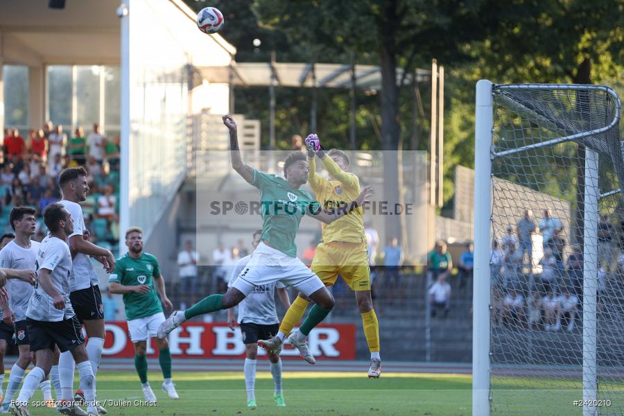 Willy-Sachs-Stadion, Schweinfurt, 19.07.2024, sport, action, Fussball, BFV, Regionalliga Bayern, 1. Spieltag, TSV, FCS, TSV Aubstadt, 1. FC Schweinfurt 1905 - Bild-ID: 2420210 Willy-Sachs-Stadion, Schweinfurt, 19.07.2024, sport, action, Fussball, BFV, Regionalliga Bayern, 1. Spieltag, TSV, FCS, TSV Aubstadt, 1. FC Schweinfurt 1905 - Bild-ID: 2420210