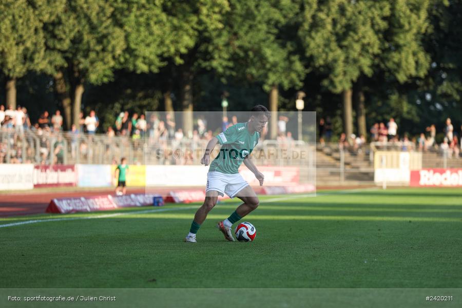 Willy-Sachs-Stadion, Schweinfurt, 19.07.2024, sport, action, Fussball, BFV, Regionalliga Bayern, 1. Spieltag, TSV, FCS, TSV Aubstadt, 1. FC Schweinfurt 1905 - Bild-ID: 2420211 Willy-Sachs-Stadion, Schweinfurt, 19.07.2024, sport, action, Fussball, BFV, Regionalliga Bayern, 1. Spieltag, TSV, FCS, TSV Aubstadt, 1. FC Schweinfurt 1905 - Bild-ID: 2420211