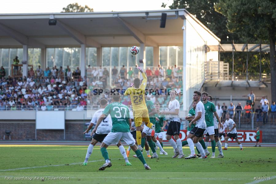 Willy-Sachs-Stadion, Schweinfurt, 19.07.2024, sport, action, Fussball, BFV, Regionalliga Bayern, 1. Spieltag, TSV, FCS, TSV Aubstadt, 1. FC Schweinfurt 1905 - Bild-ID: 2420215 Willy-Sachs-Stadion, Schweinfurt, 19.07.2024, sport, action, Fussball, BFV, Regionalliga Bayern, 1. Spieltag, TSV, FCS, TSV Aubstadt, 1. FC Schweinfurt 1905 - Bild-ID: 2420215