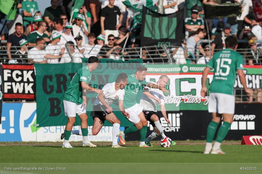Willy-Sachs-Stadion, Schweinfurt, 19.07.2024, sport, action, Fussball, BFV, Regionalliga Bayern, 1. Spieltag, TSV, FCS, TSV Aubstadt, 1. FC Schweinfurt 1905 - Bild-ID: 2420225 Willy-Sachs-Stadion, Schweinfurt, 19.07.2024, sport, action, Fussball, BFV, Regionalliga Bayern, 1. Spieltag, TSV, FCS, TSV Aubstadt, 1. FC Schweinfurt 1905 - Bild-ID: 2420225