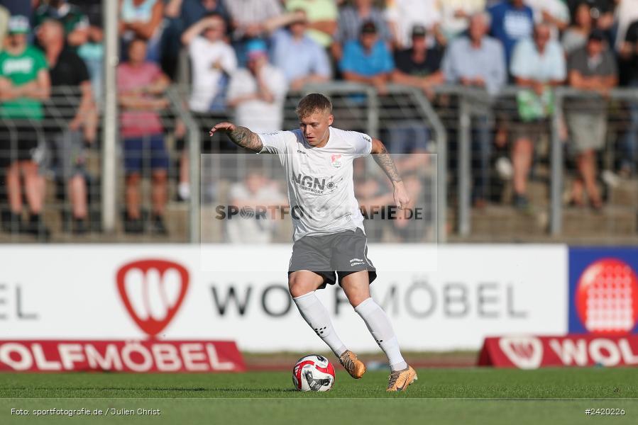 Willy-Sachs-Stadion, Schweinfurt, 19.07.2024, sport, action, Fussball, BFV, Regionalliga Bayern, 1. Spieltag, TSV, FCS, TSV Aubstadt, 1. FC Schweinfurt 1905 - Bild-ID: 2420226 Willy-Sachs-Stadion, Schweinfurt, 19.07.2024, sport, action, Fussball, BFV, Regionalliga Bayern, 1. Spieltag, TSV, FCS, TSV Aubstadt, 1. FC Schweinfurt 1905 - Bild-ID: 2420226