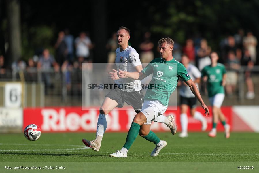 Willy-Sachs-Stadion, Schweinfurt, 19.07.2024, sport, action, Fussball, BFV, Regionalliga Bayern, 1. Spieltag, TSV, FCS, TSV Aubstadt, 1. FC Schweinfurt 1905 - Bild-ID: 2420240