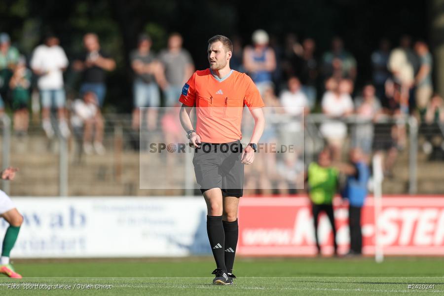 Willy-Sachs-Stadion, Schweinfurt, 19.07.2024, sport, action, Fussball, BFV, Regionalliga Bayern, 1. Spieltag, TSV, FCS, TSV Aubstadt, 1. FC Schweinfurt 1905 - Bild-ID: 2420241
