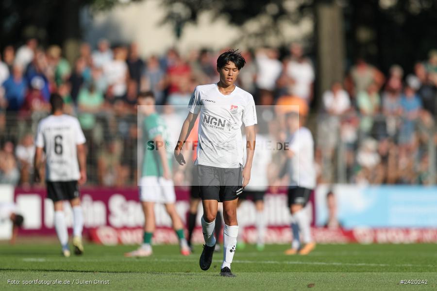 Willy-Sachs-Stadion, Schweinfurt, 19.07.2024, sport, action, Fussball, BFV, Regionalliga Bayern, 1. Spieltag, TSV, FCS, TSV Aubstadt, 1. FC Schweinfurt 1905 - Bild-ID: 2420242