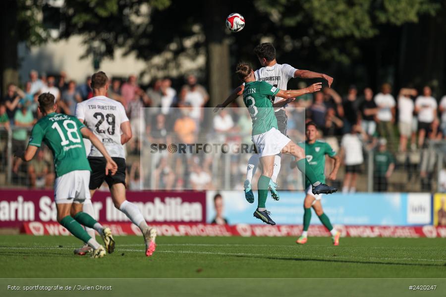 Willy-Sachs-Stadion, Schweinfurt, 19.07.2024, sport, action, Fussball, BFV, Regionalliga Bayern, 1. Spieltag, TSV, FCS, TSV Aubstadt, 1. FC Schweinfurt 1905 - Bild-ID: 2420247