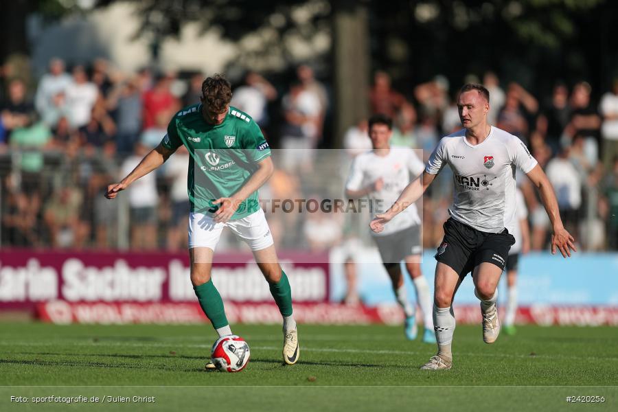 Willy-Sachs-Stadion, Schweinfurt, 19.07.2024, sport, action, Fussball, BFV, Regionalliga Bayern, 1. Spieltag, TSV, FCS, TSV Aubstadt, 1. FC Schweinfurt 1905 - Bild-ID: 2420256
