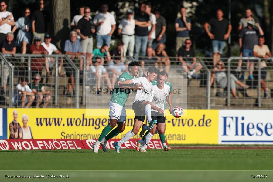 Willy-Sachs-Stadion, Schweinfurt, 19.07.2024, sport, action, Fussball, BFV, Regionalliga Bayern, 1. Spieltag, TSV, FCS, TSV Aubstadt, 1. FC Schweinfurt 1905 - Bild-ID: 2420257