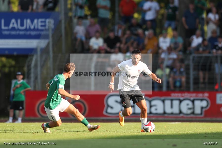Willy-Sachs-Stadion, Schweinfurt, 19.07.2024, sport, action, Fussball, BFV, Regionalliga Bayern, 1. Spieltag, TSV, FCS, TSV Aubstadt, 1. FC Schweinfurt 1905 - Bild-ID: 2420260