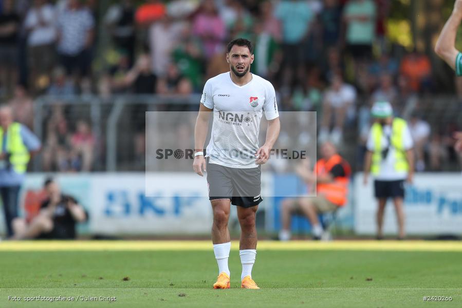 Willy-Sachs-Stadion, Schweinfurt, 19.07.2024, sport, action, Fussball, BFV, Regionalliga Bayern, 1. Spieltag, TSV, FCS, TSV Aubstadt, 1. FC Schweinfurt 1905 - Bild-ID: 2420266