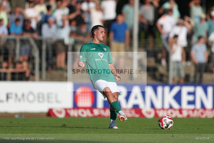 Willy-Sachs-Stadion, Schweinfurt, 19.07.2024, sport, action, Fussball, BFV, Regionalliga Bayern, 1. Spieltag, TSV, FCS, TSV Aubstadt, 1. FC Schweinfurt 1905 - Bild-ID: 2420268