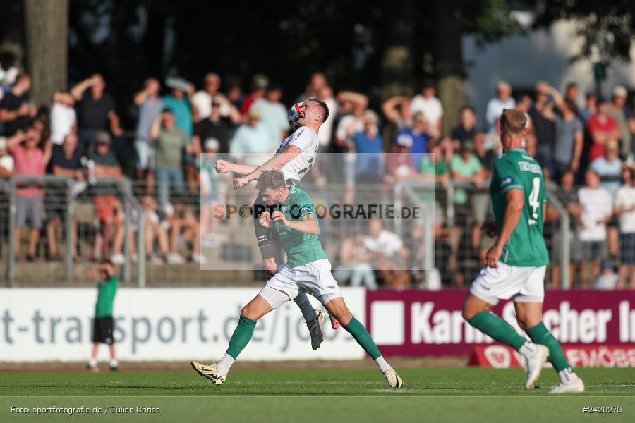 Willy-Sachs-Stadion, Schweinfurt, 19.07.2024, sport, action, Fussball, BFV, Regionalliga Bayern, 1. Spieltag, TSV, FCS, TSV Aubstadt, 1. FC Schweinfurt 1905 - Bild-ID: 2420270