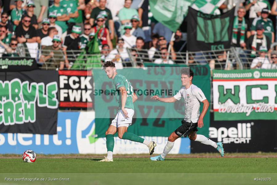 Willy-Sachs-Stadion, Schweinfurt, 19.07.2024, sport, action, Fussball, BFV, Regionalliga Bayern, 1. Spieltag, TSV, FCS, TSV Aubstadt, 1. FC Schweinfurt 1905 - Bild-ID: 2420275