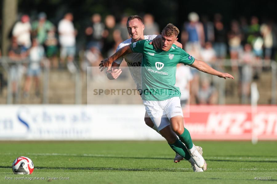 Willy-Sachs-Stadion, Schweinfurt, 19.07.2024, sport, action, Fussball, BFV, Regionalliga Bayern, 1. Spieltag, TSV, FCS, TSV Aubstadt, 1. FC Schweinfurt 1905 - Bild-ID: 2420277