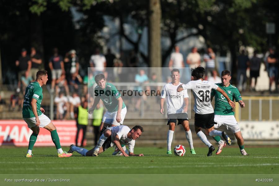 Willy-Sachs-Stadion, Schweinfurt, 19.07.2024, sport, action, Fussball, BFV, Regionalliga Bayern, 1. Spieltag, TSV, FCS, TSV Aubstadt, 1. FC Schweinfurt 1905 - Bild-ID: 2420285