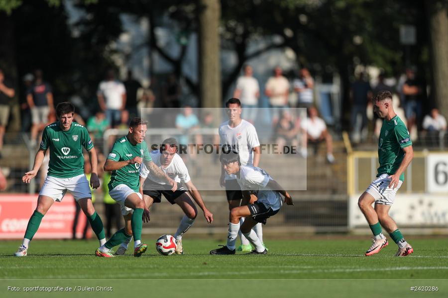 Willy-Sachs-Stadion, Schweinfurt, 19.07.2024, sport, action, Fussball, BFV, Regionalliga Bayern, 1. Spieltag, TSV, FCS, TSV Aubstadt, 1. FC Schweinfurt 1905 - Bild-ID: 2420286
