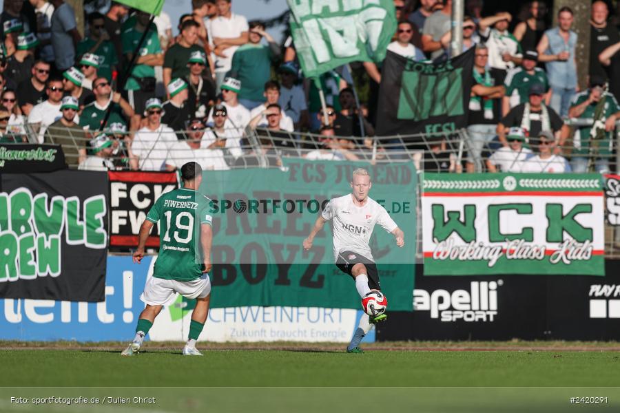 Willy-Sachs-Stadion, Schweinfurt, 19.07.2024, sport, action, Fussball, BFV, Regionalliga Bayern, 1. Spieltag, TSV, FCS, TSV Aubstadt, 1. FC Schweinfurt 1905 - Bild-ID: 2420291 Willy-Sachs-Stadion, Schweinfurt, 19.07.2024, sport, action, Fussball, BFV, Regionalliga Bayern, 1. Spieltag, TSV, FCS, TSV Aubstadt, 1. FC Schweinfurt 1905 - Bild-ID: 2420291