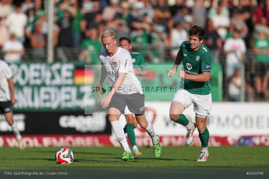 Willy-Sachs-Stadion, Schweinfurt, 19.07.2024, sport, action, Fussball, BFV, Regionalliga Bayern, 1. Spieltag, TSV, FCS, TSV Aubstadt, 1. FC Schweinfurt 1905 - Bild-ID: 2420298