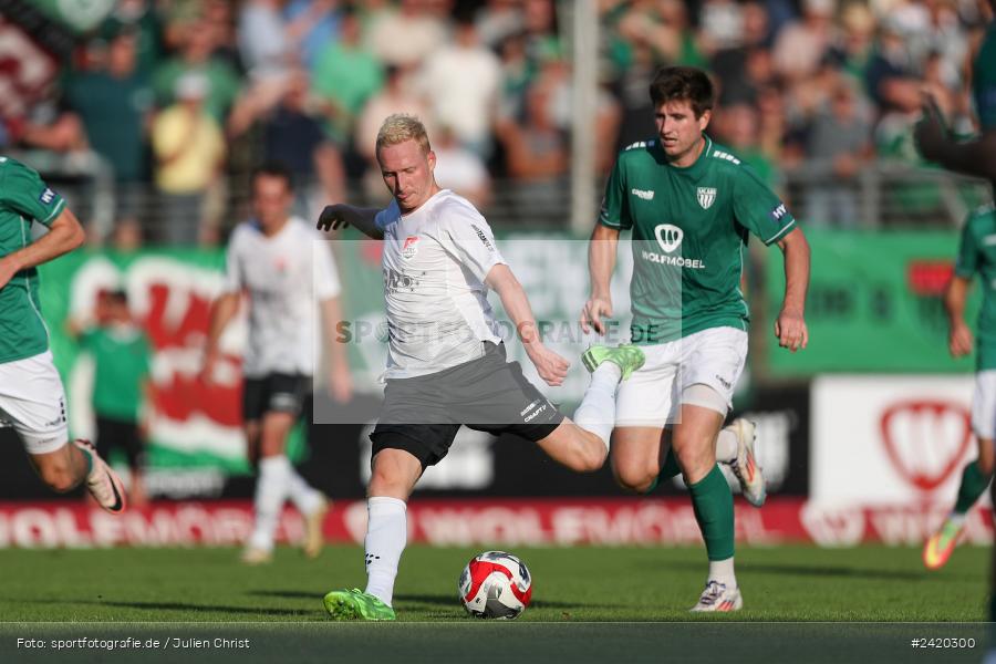 Willy-Sachs-Stadion, Schweinfurt, 19.07.2024, sport, action, Fussball, BFV, Regionalliga Bayern, 1. Spieltag, TSV, FCS, TSV Aubstadt, 1. FC Schweinfurt 1905 - Bild-ID: 2420300