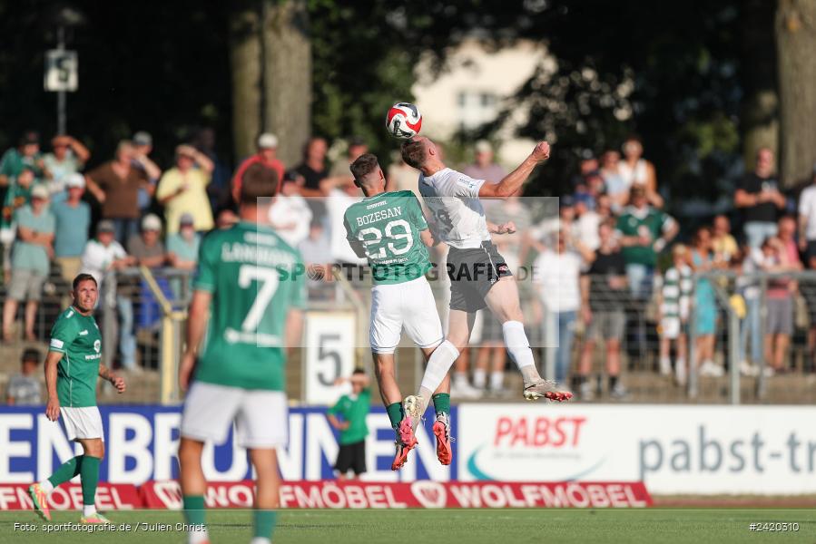 Willy-Sachs-Stadion, Schweinfurt, 19.07.2024, sport, action, Fussball, BFV, Regionalliga Bayern, 1. Spieltag, TSV, FCS, TSV Aubstadt, 1. FC Schweinfurt 1905 - Bild-ID: 2420310