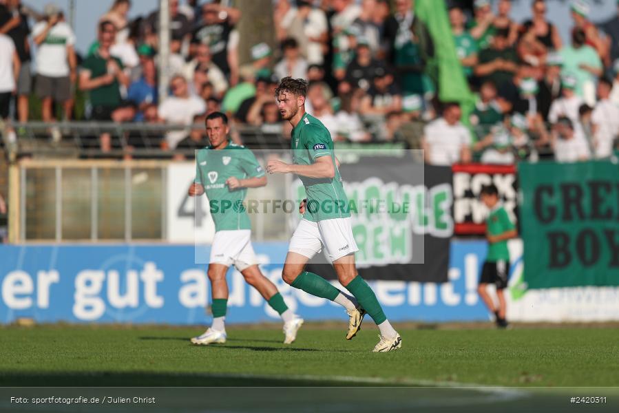 Willy-Sachs-Stadion, Schweinfurt, 19.07.2024, sport, action, Fussball, BFV, Regionalliga Bayern, 1. Spieltag, TSV, FCS, TSV Aubstadt, 1. FC Schweinfurt 1905 - Bild-ID: 2420311