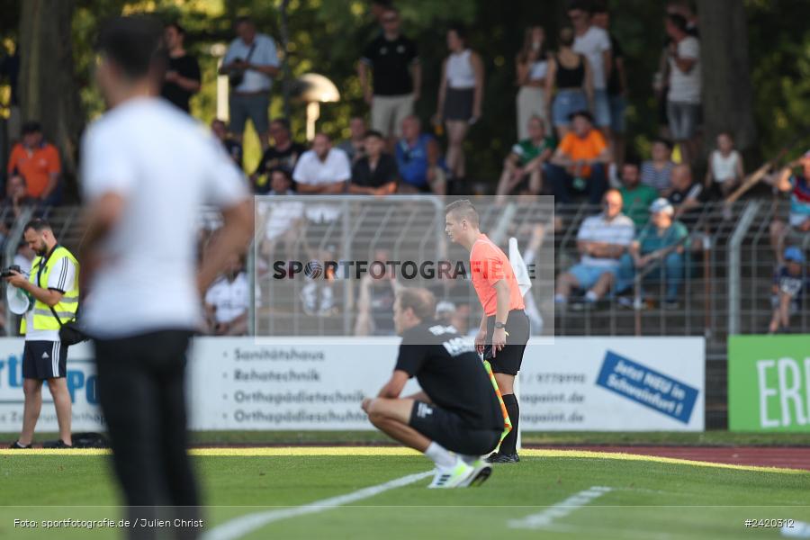 Willy-Sachs-Stadion, Schweinfurt, 19.07.2024, sport, action, Fussball, BFV, Regionalliga Bayern, 1. Spieltag, TSV, FCS, TSV Aubstadt, 1. FC Schweinfurt 1905 - Bild-ID: 2420312