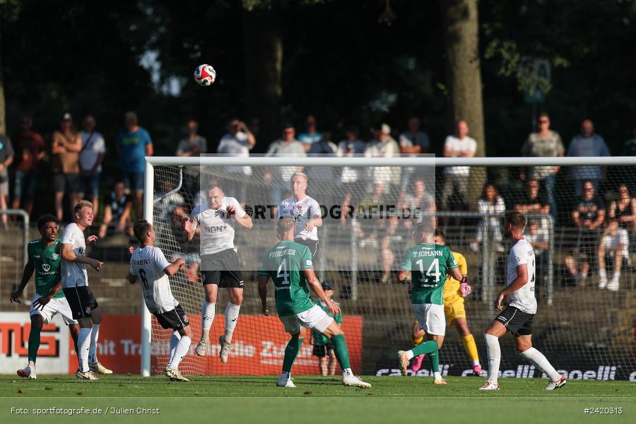 Willy-Sachs-Stadion, Schweinfurt, 19.07.2024, sport, action, Fussball, BFV, Regionalliga Bayern, 1. Spieltag, TSV, FCS, TSV Aubstadt, 1. FC Schweinfurt 1905 - Bild-ID: 2420313