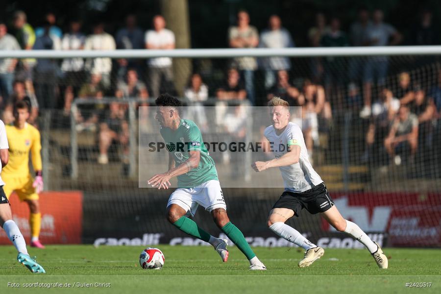 Willy-Sachs-Stadion, Schweinfurt, 19.07.2024, sport, action, Fussball, BFV, Regionalliga Bayern, 1. Spieltag, TSV, FCS, TSV Aubstadt, 1. FC Schweinfurt 1905 - Bild-ID: 2420317