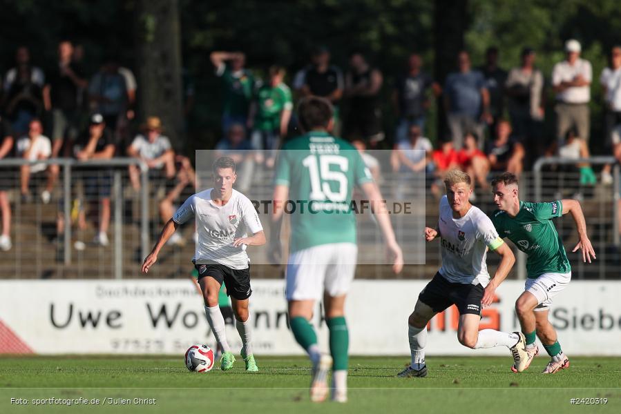 Willy-Sachs-Stadion, Schweinfurt, 19.07.2024, sport, action, Fussball, BFV, Regionalliga Bayern, 1. Spieltag, TSV, FCS, TSV Aubstadt, 1. FC Schweinfurt 1905 - Bild-ID: 2420319