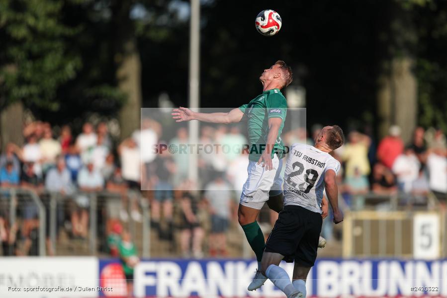 Willy-Sachs-Stadion, Schweinfurt, 19.07.2024, sport, action, Fussball, BFV, Regionalliga Bayern, 1. Spieltag, TSV, FCS, TSV Aubstadt, 1. FC Schweinfurt 1905 - Bild-ID: 2420322