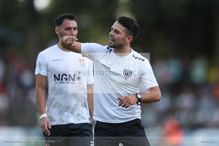 Willy-Sachs-Stadion, Schweinfurt, 19.07.2024, sport, action, Fussball, BFV, Regionalliga Bayern, 1. Spieltag, TSV, FCS, TSV Aubstadt, 1. FC Schweinfurt 1905 - Bild-ID: 2420333
