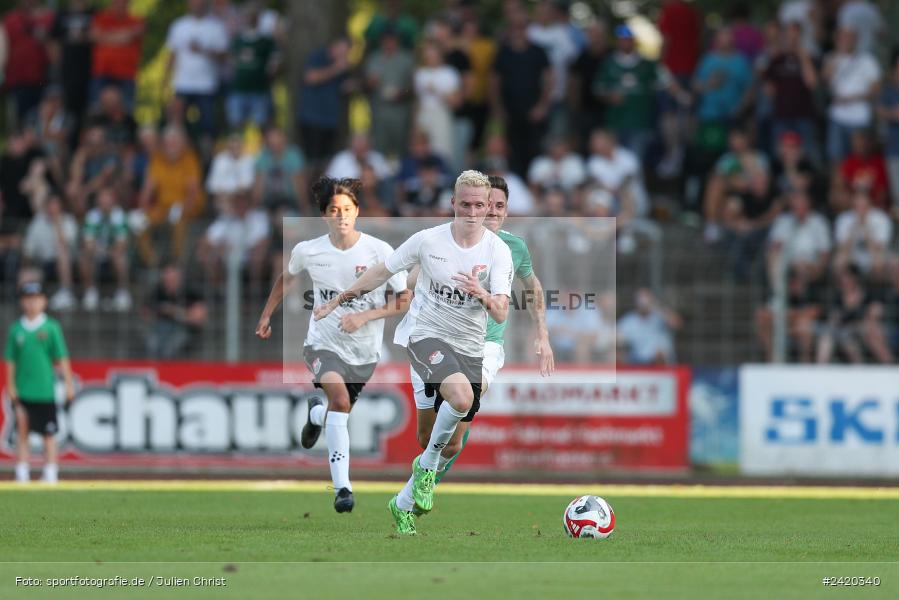 Willy-Sachs-Stadion, Schweinfurt, 19.07.2024, sport, action, Fussball, BFV, Regionalliga Bayern, 1. Spieltag, TSV, FCS, TSV Aubstadt, 1. FC Schweinfurt 1905 - Bild-ID: 2420340