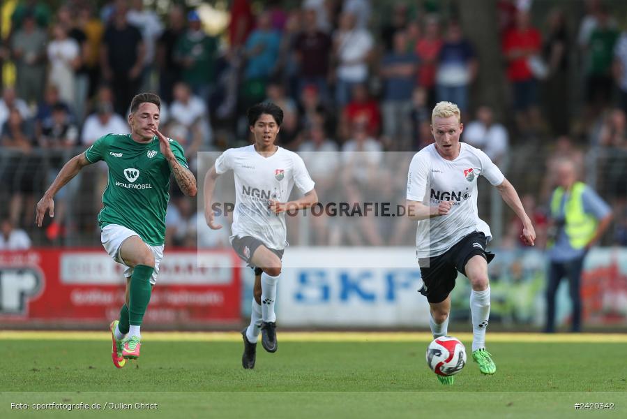 Willy-Sachs-Stadion, Schweinfurt, 19.07.2024, sport, action, Fussball, BFV, Regionalliga Bayern, 1. Spieltag, TSV, FCS, TSV Aubstadt, 1. FC Schweinfurt 1905 - Bild-ID: 2420342 Willy-Sachs-Stadion, Schweinfurt, 19.07.2024, sport, action, Fussball, BFV, Regionalliga Bayern, 1. Spieltag, TSV, FCS, TSV Aubstadt, 1. FC Schweinfurt 1905 - Bild-ID: 2420342