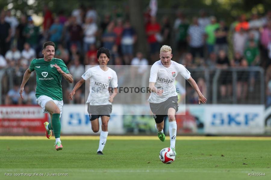 Willy-Sachs-Stadion, Schweinfurt, 19.07.2024, sport, action, Fussball, BFV, Regionalliga Bayern, 1. Spieltag, TSV, FCS, TSV Aubstadt, 1. FC Schweinfurt 1905 - Bild-ID: 2420344 Willy-Sachs-Stadion, Schweinfurt, 19.07.2024, sport, action, Fussball, BFV, Regionalliga Bayern, 1. Spieltag, TSV, FCS, TSV Aubstadt, 1. FC Schweinfurt 1905 - Bild-ID: 2420344