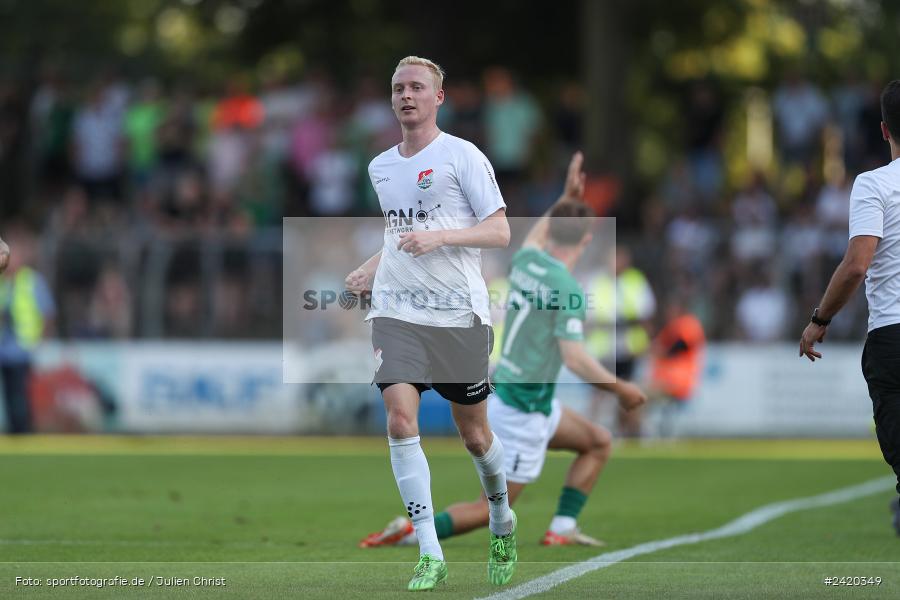 Willy-Sachs-Stadion, Schweinfurt, 19.07.2024, sport, action, Fussball, BFV, Regionalliga Bayern, 1. Spieltag, TSV, FCS, TSV Aubstadt, 1. FC Schweinfurt 1905 - Bild-ID: 2420349