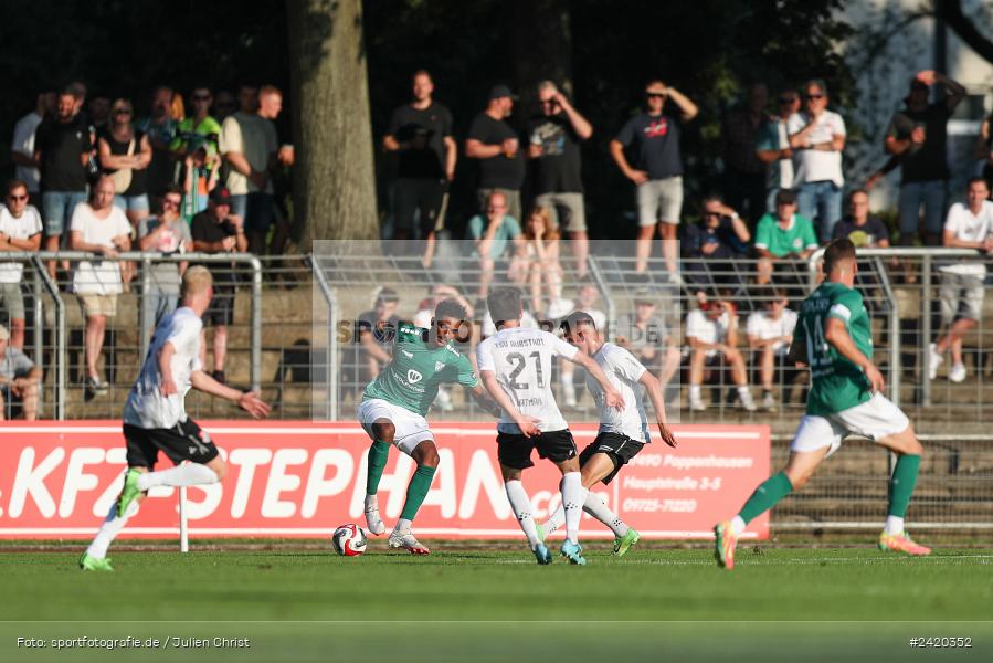 Willy-Sachs-Stadion, Schweinfurt, 19.07.2024, sport, action, Fussball, BFV, Regionalliga Bayern, 1. Spieltag, TSV, FCS, TSV Aubstadt, 1. FC Schweinfurt 1905 - Bild-ID: 2420352