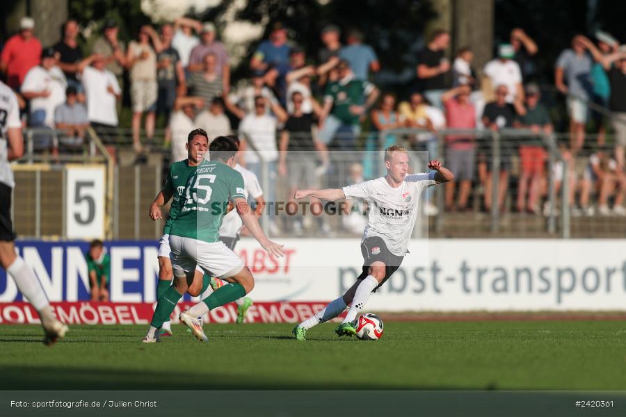 Willy-Sachs-Stadion, Schweinfurt, 19.07.2024, sport, action, Fussball, BFV, Regionalliga Bayern, 1. Spieltag, TSV, FCS, TSV Aubstadt, 1. FC Schweinfurt 1905 - Bild-ID: 2420361 Willy-Sachs-Stadion, Schweinfurt, 19.07.2024, sport, action, Fussball, BFV, Regionalliga Bayern, 1. Spieltag, TSV, FCS, TSV Aubstadt, 1. FC Schweinfurt 1905 - Bild-ID: 2420361