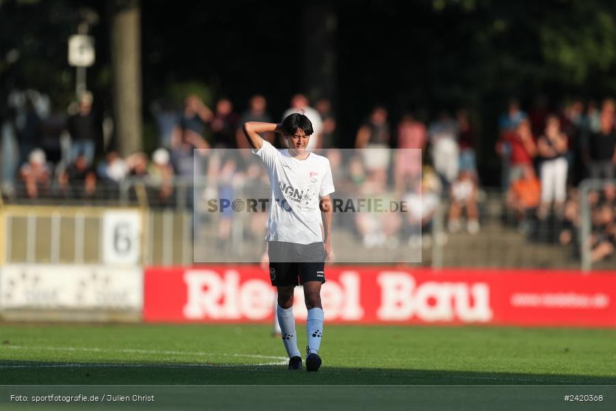 Willy-Sachs-Stadion, Schweinfurt, 19.07.2024, sport, action, Fussball, BFV, Regionalliga Bayern, 1. Spieltag, TSV, FCS, TSV Aubstadt, 1. FC Schweinfurt 1905 - Bild-ID: 2420368