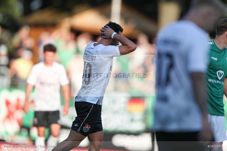 Willy-Sachs-Stadion, Schweinfurt, 19.07.2024, sport, action, Fussball, BFV, Regionalliga Bayern, 1. Spieltag, TSV, FCS, TSV Aubstadt, 1. FC Schweinfurt 1905 - Bild-ID: 2420380