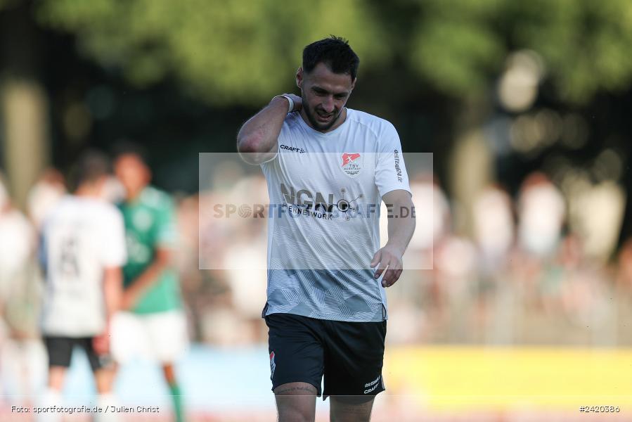 Willy-Sachs-Stadion, Schweinfurt, 19.07.2024, sport, action, Fussball, BFV, Regionalliga Bayern, 1. Spieltag, TSV, FCS, TSV Aubstadt, 1. FC Schweinfurt 1905 - Bild-ID: 2420386