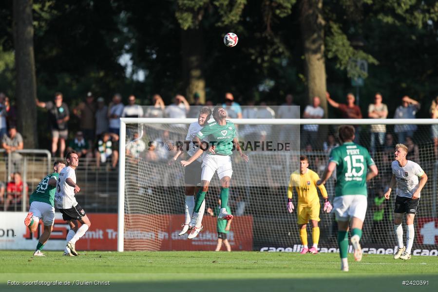 Willy-Sachs-Stadion, Schweinfurt, 19.07.2024, sport, action, Fussball, BFV, Regionalliga Bayern, 1. Spieltag, TSV, FCS, TSV Aubstadt, 1. FC Schweinfurt 1905 - Bild-ID: 2420391