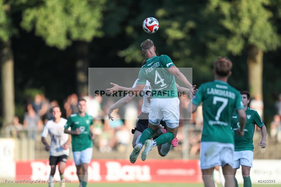Willy-Sachs-Stadion, Schweinfurt, 19.07.2024, sport, action, Fussball, BFV, Regionalliga Bayern, 1. Spieltag, TSV, FCS, TSV Aubstadt, 1. FC Schweinfurt 1905 - Bild-ID: 2420393