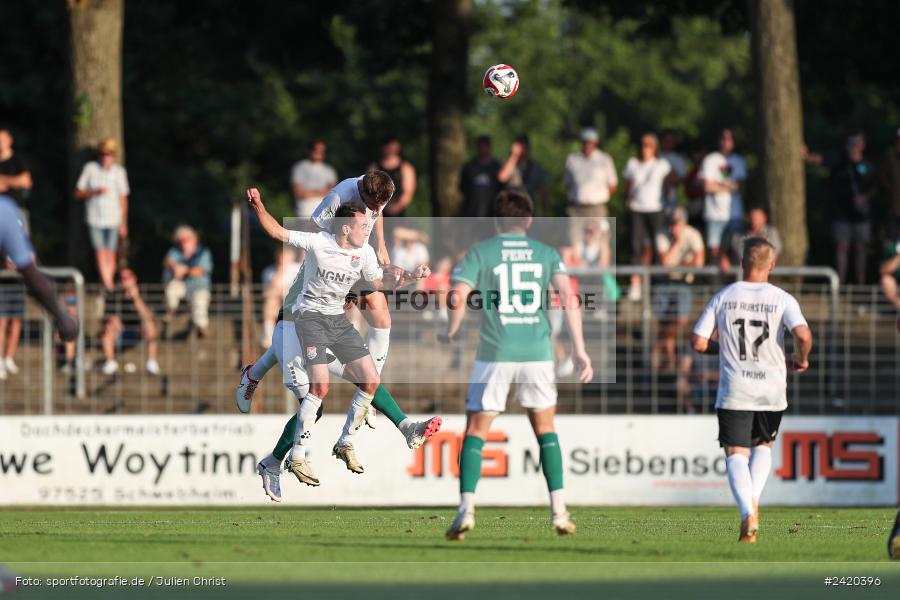 Willy-Sachs-Stadion, Schweinfurt, 19.07.2024, sport, action, Fussball, BFV, Regionalliga Bayern, 1. Spieltag, TSV, FCS, TSV Aubstadt, 1. FC Schweinfurt 1905 - Bild-ID: 2420396