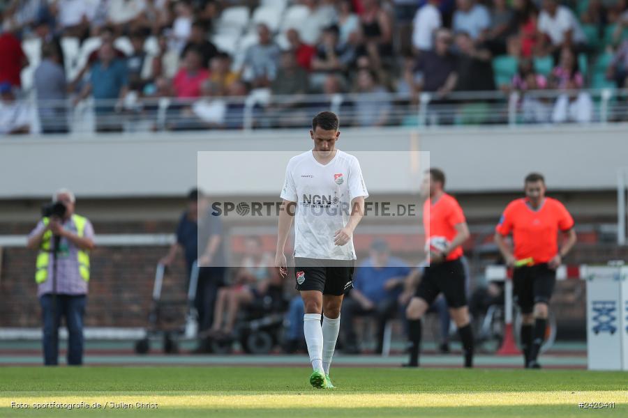 Willy-Sachs-Stadion, Schweinfurt, 19.07.2024, sport, action, Fussball, BFV, Regionalliga Bayern, 1. Spieltag, TSV, FCS, TSV Aubstadt, 1. FC Schweinfurt 1905 - Bild-ID: 2420411