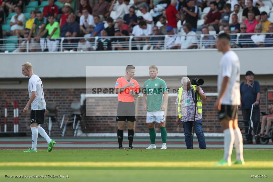 Willy-Sachs-Stadion, Schweinfurt, 19.07.2024, sport, action, Fussball, BFV, Regionalliga Bayern, 1. Spieltag, TSV, FCS, TSV Aubstadt, 1. FC Schweinfurt 1905 - Bild-ID: 2420416 Willy-Sachs-Stadion, Schweinfurt, 19.07.2024, sport, action, Fussball, BFV, Regionalliga Bayern, 1. Spieltag, TSV, FCS, TSV Aubstadt, 1. FC Schweinfurt 1905 - Bild-ID: 2420416