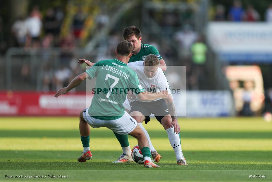 Willy-Sachs-Stadion, Schweinfurt, 19.07.2024, sport, action, Fussball, BFV, Regionalliga Bayern, 1. Spieltag, TSV, FCS, TSV Aubstadt, 1. FC Schweinfurt 1905 - Bild-ID: 2420446 Willy-Sachs-Stadion, Schweinfurt, 19.07.2024, sport, action, Fussball, BFV, Regionalliga Bayern, 1. Spieltag, TSV, FCS, TSV Aubstadt, 1. FC Schweinfurt 1905 - Bild-ID: 2420446