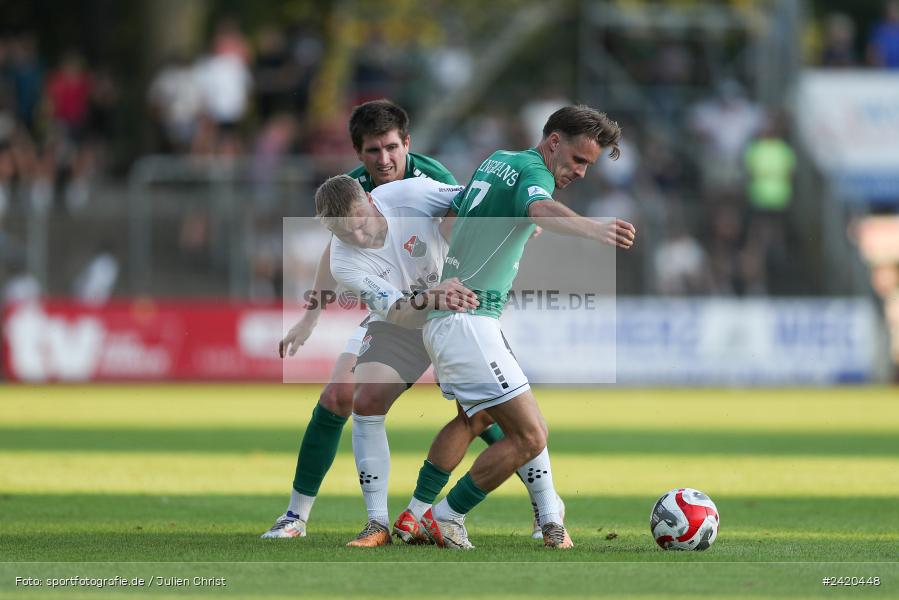 Willy-Sachs-Stadion, Schweinfurt, 19.07.2024, sport, action, Fussball, BFV, Regionalliga Bayern, 1. Spieltag, TSV, FCS, TSV Aubstadt, 1. FC Schweinfurt 1905 - Bild-ID: 2420448