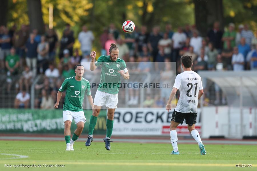 Willy-Sachs-Stadion, Schweinfurt, 19.07.2024, sport, action, Fussball, BFV, Regionalliga Bayern, 1. Spieltag, TSV, FCS, TSV Aubstadt, 1. FC Schweinfurt 1905 - Bild-ID: 2420455 Willy-Sachs-Stadion, Schweinfurt, 19.07.2024, sport, action, Fussball, BFV, Regionalliga Bayern, 1. Spieltag, TSV, FCS, TSV Aubstadt, 1. FC Schweinfurt 1905 - Bild-ID: 2420455